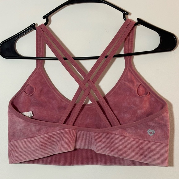 Colosseum Women's Size L Faded Pink Strappy Sports Bra (no pads) - Picture 2 of 3